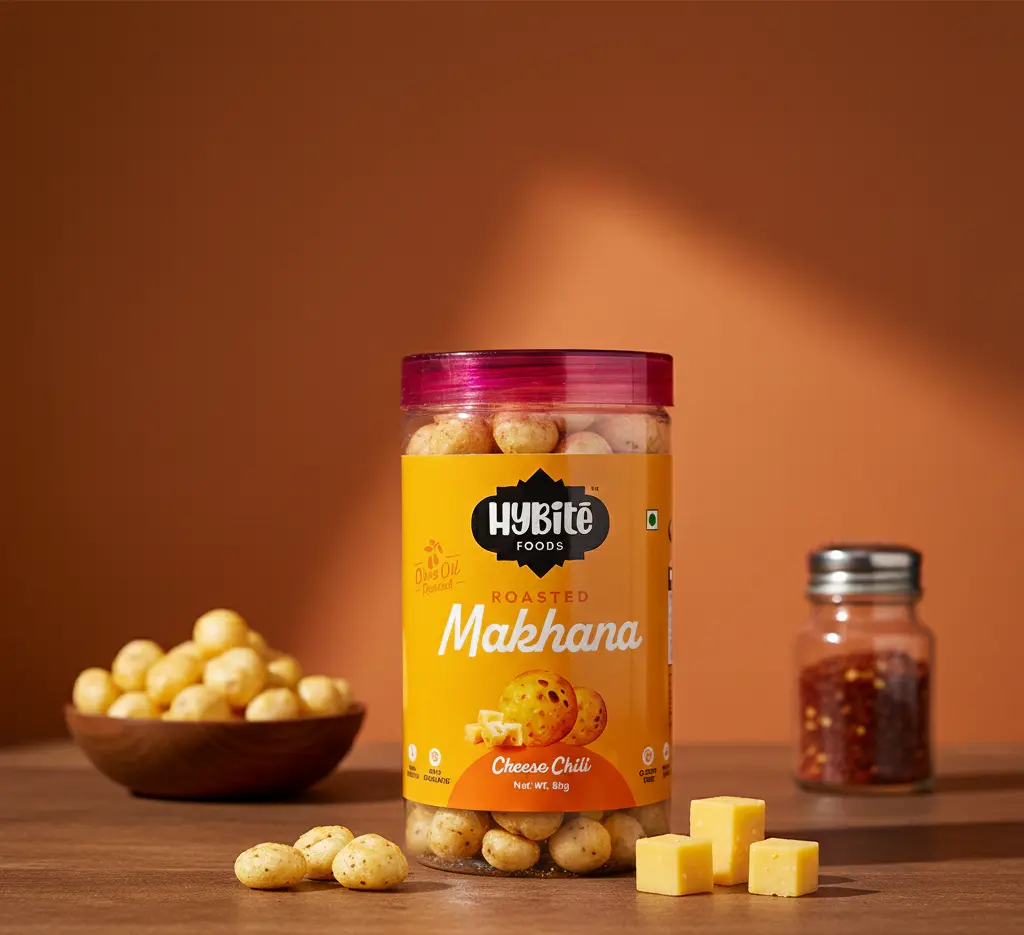 Cheese chili roasted makhana