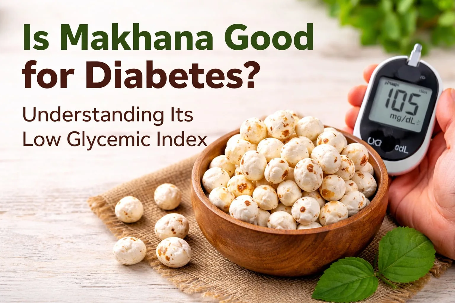 Is Makhana Good for Diabetes