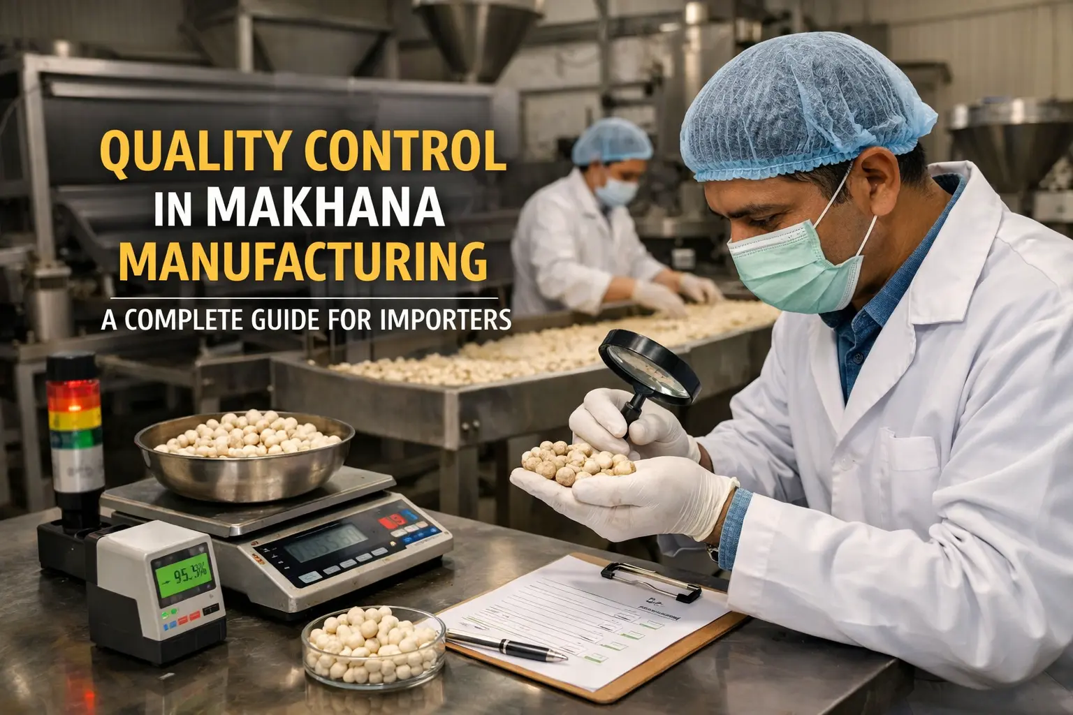 Quality control in makhana