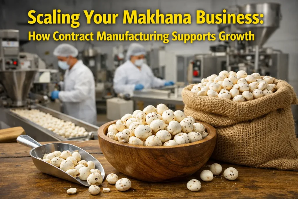 Scaling Your Makhana Business How Contract Manufacturing Supports Growth