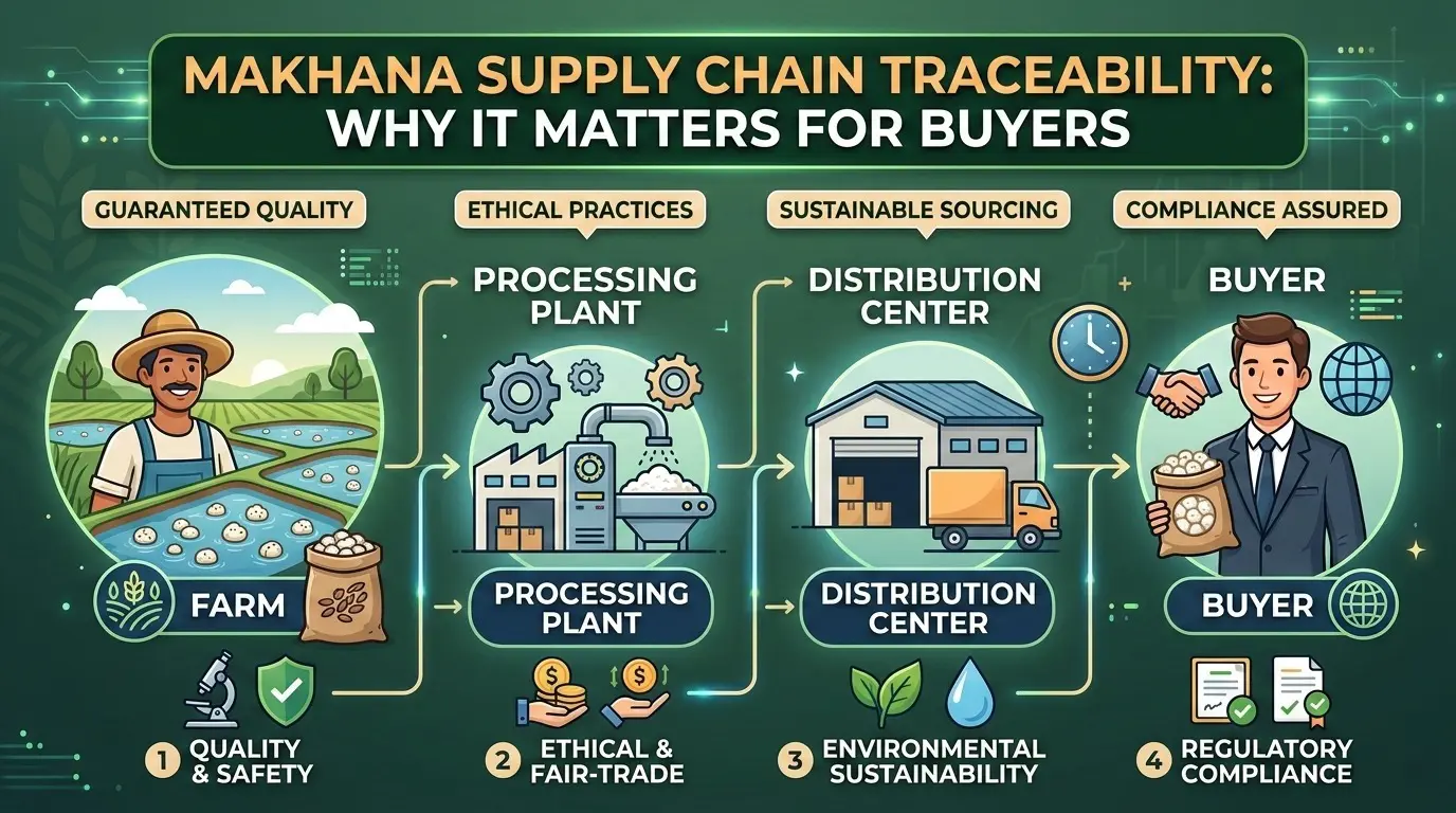 Traceability in Makhana Supply Chains