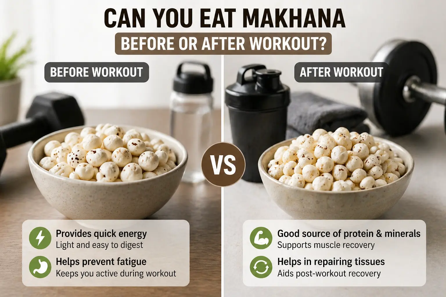 Can You Eat Makhana Before or After Workout