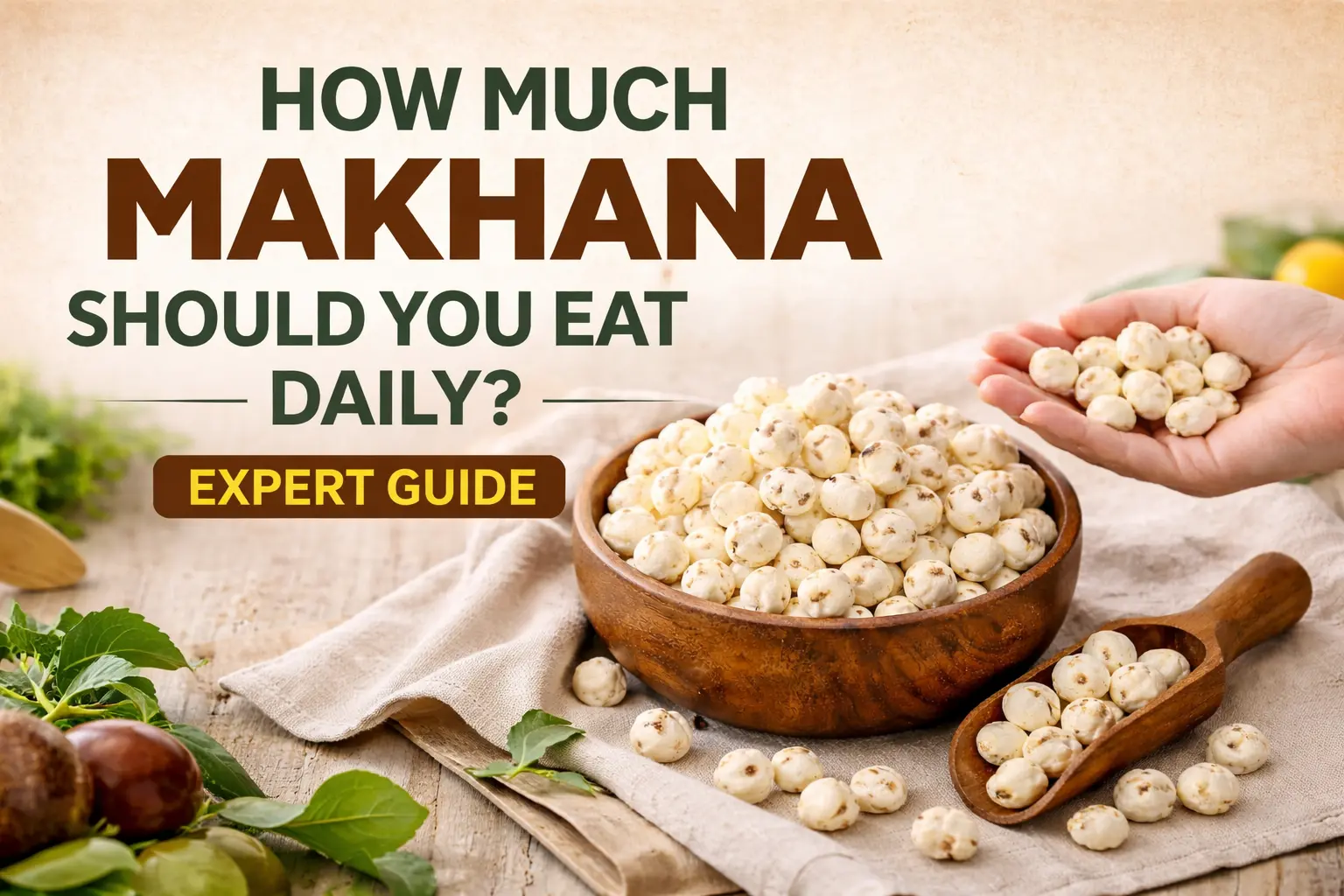 How Much Makhana Should You Eat Daily (Expert Guide)