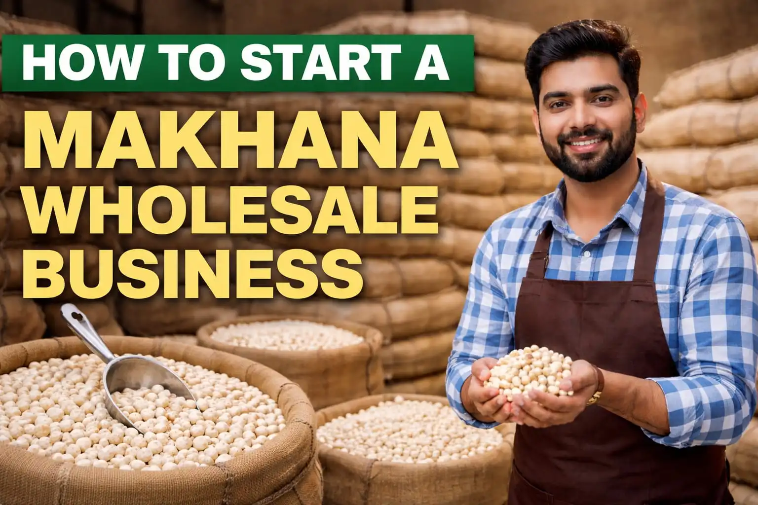 How to Start a Makhana Wholesale Business