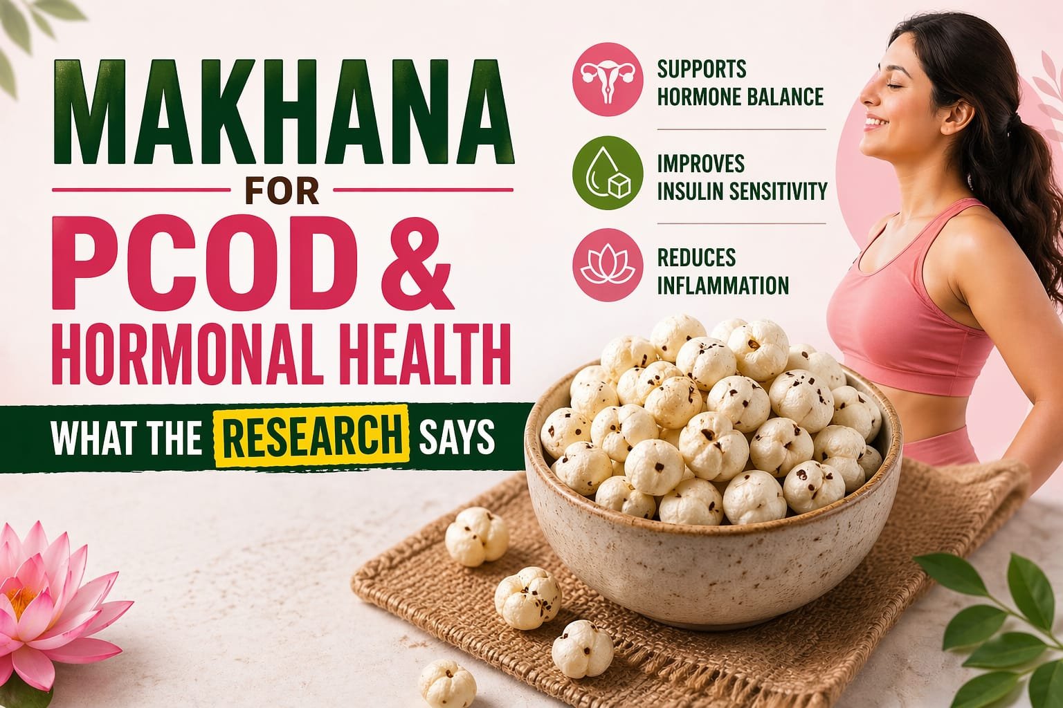 Makhana for PCOD and hormonal health — what the research says