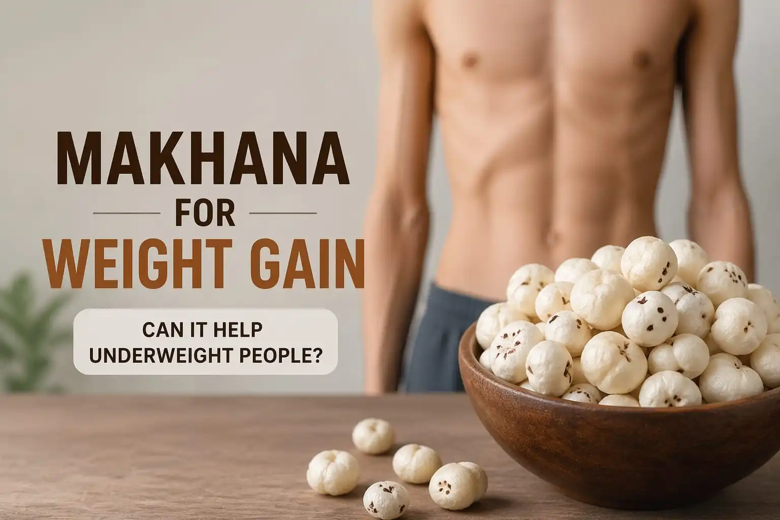 Makhana for weight gain — can it help underweight people?