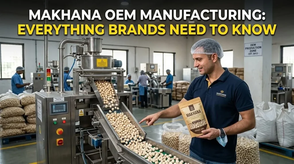 Makhana OEM Manufacturing Everything Brands Need to Know
