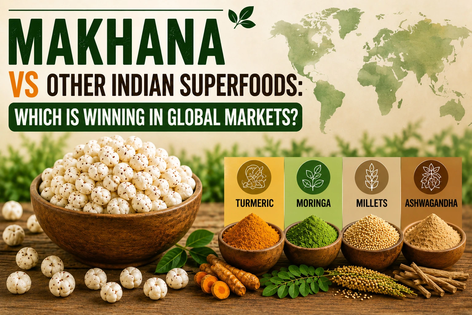 Makhana vs Other Indian Superfoods