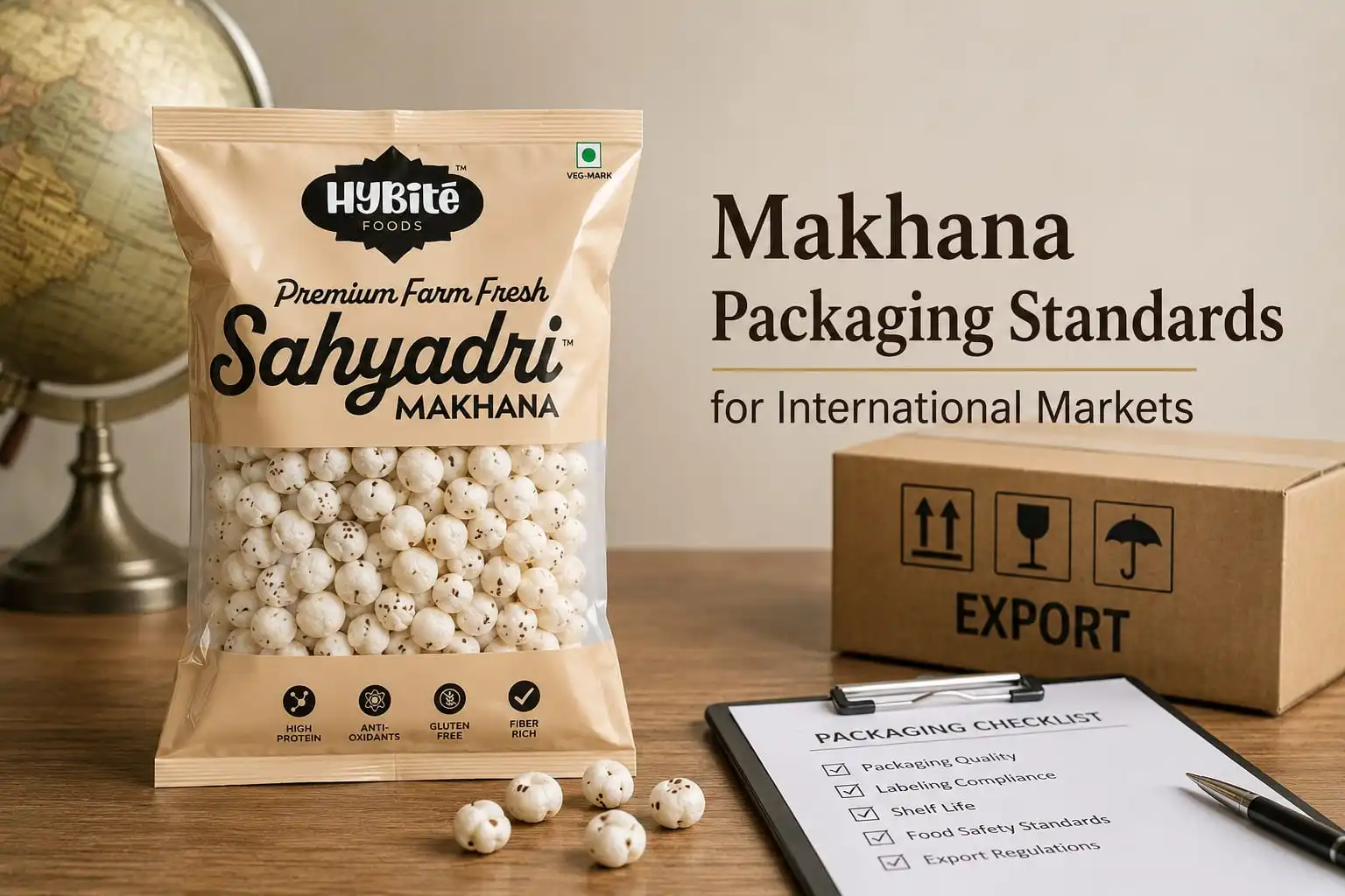 Makhana Packaging Standards for International Markets