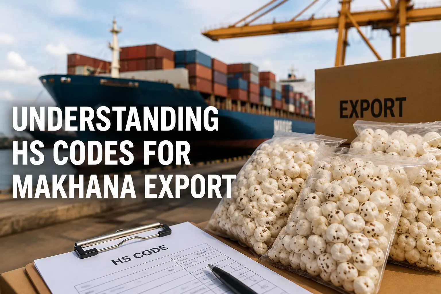 Understanding HS Codes for Makhana Export