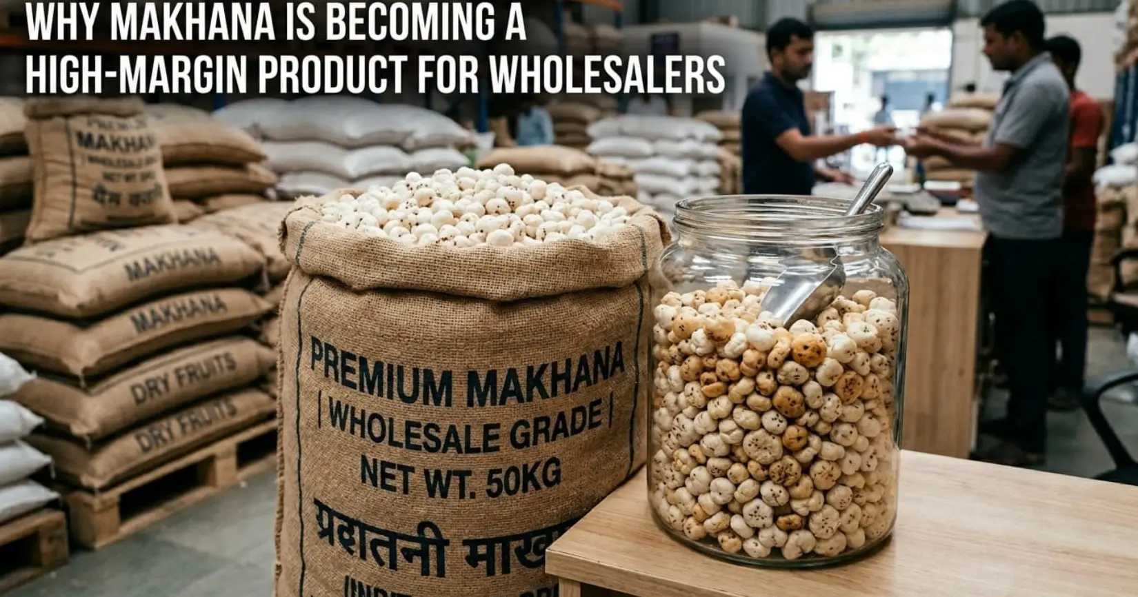 Why Makhana Is Becoming a High-Margin Product for Wholesalers